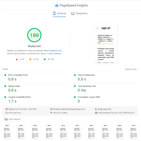 Optymalizacja strony Joomla